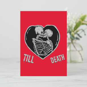 Till kära Emo Goth Alla hjärtans dag Julkort