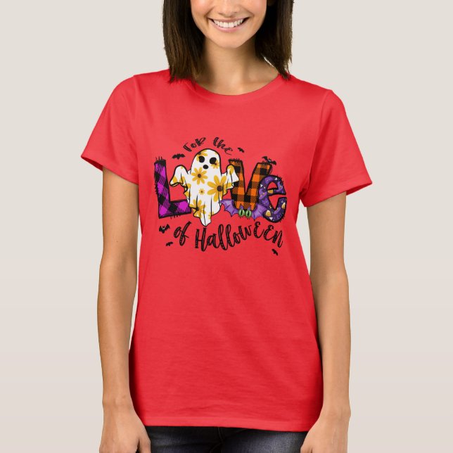 till kärlek för halloween-presentidén t shirt (Framsida)