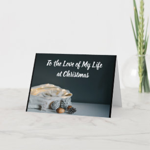 TILL **KÄRLEK I MITT LIV** I CHRISTMAS HELGKORT