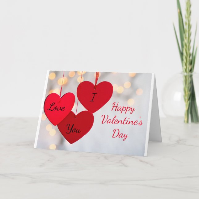 **TILL KÄRLEK I MITT LIV** PÅ VALENTINS DAG HELGKORT (Framsida)