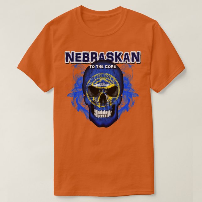 Till kärninsamlingen Nebraska T Shirt (Design framsida)