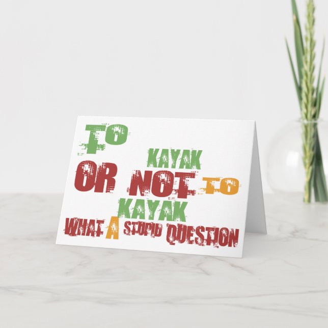 Till Kayak Kort (Framsida)