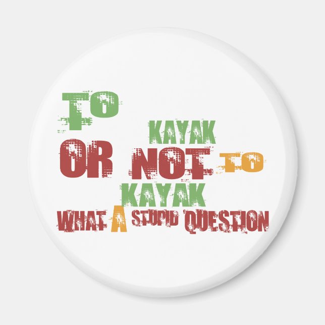 Till Kayak Magnet (Framsidan)