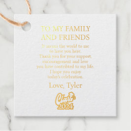 Till klassen Min familj och Vänner Studenten 2024