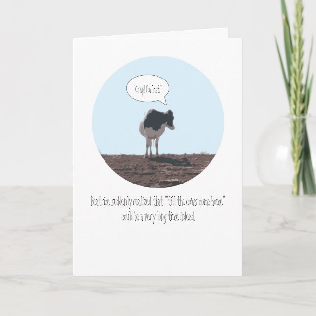 Till Kokens Kom Hem Valentine-kort Helgkort (Framsida)