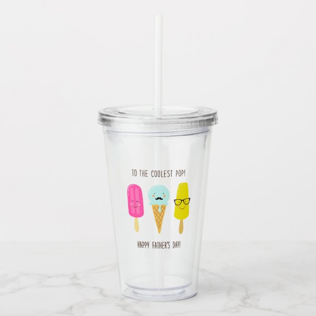 Till koloniserad pool - Fars dag Take Away Mugg (Framsida)