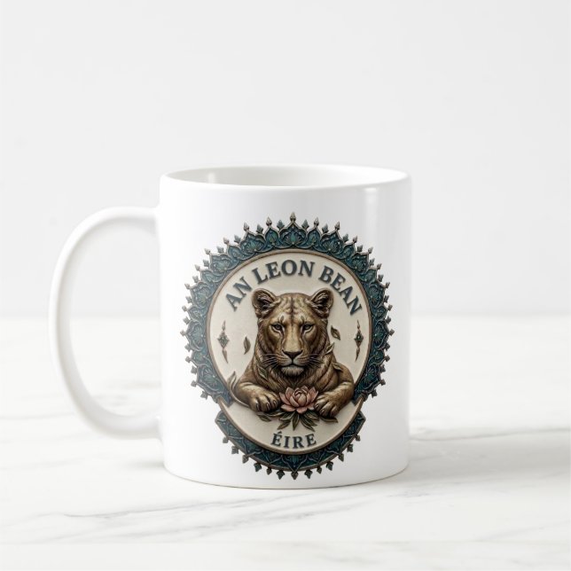 Till Leon Bean. Irland Kaffe Mugg (Vänster)