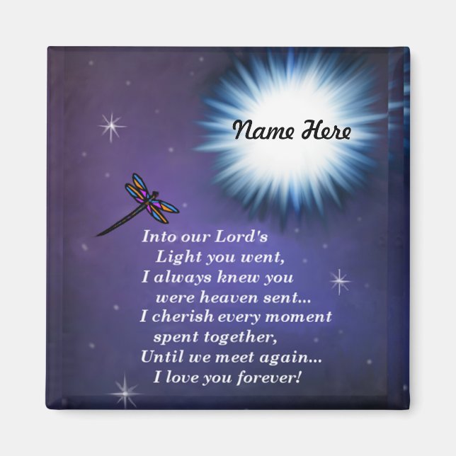 Till Light Dragonfly Magnet (Framsidan)