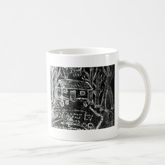 till lycklig eller till det brutna hjärtat kaffemugg (Höger)