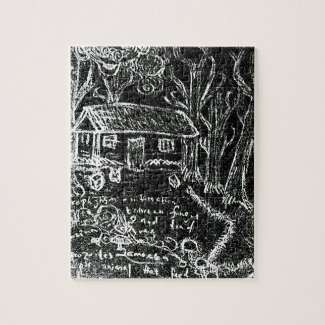 till lycklig eller till det brutna hjärtat pussel (Vertikal)