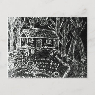 till lycklig eller till det brutna hjärtat vykort