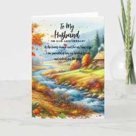 Till Make på vår årsdag Tack Kort