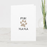 Till Mamma, djurälskande mors dag & födelsedag