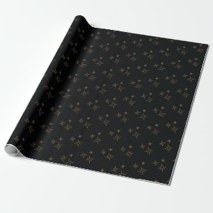 Till Måne och Stars Gift Wrapping Papprare Presentpapper