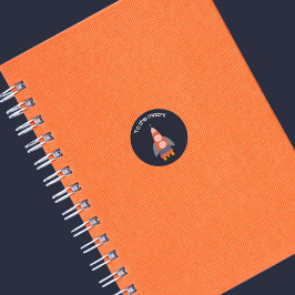 Till Måne raketens Frakt Rymdspärrar Runt Klistermärke