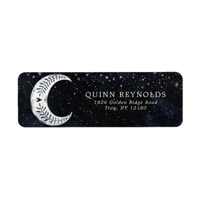 Till Måne | Returadressetikett Returadress Etikett (Framsidan)