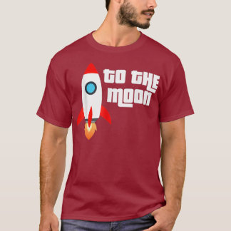 till Måne Rocket Trading Lagrar Trader Crypto T Shirt