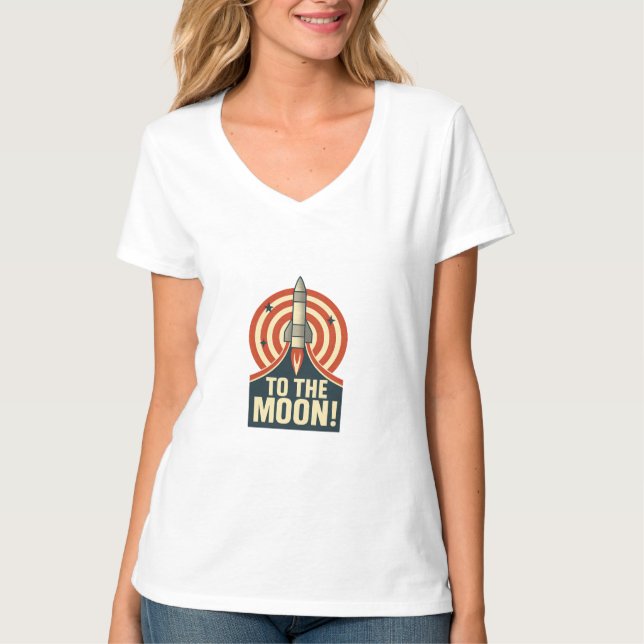 Till Måne! T Shirt (Framsida)