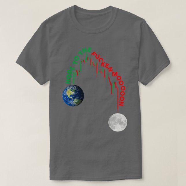 till måne vi hodl t shirt (Design framsida)