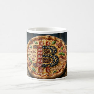 Till Månen" Bitcoin Pizza Day Premium Keramikmugg Kaffemugg