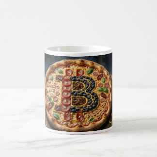 Till Månen" Bitcoin Pizza Day Premium Keramikmugg Kaffemugg