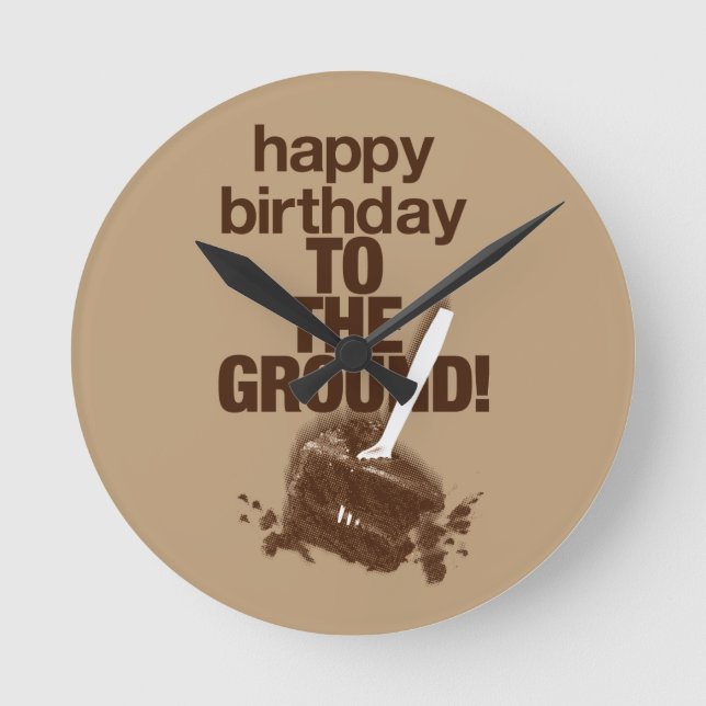 Till marken rund klocka (Framsida)