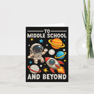 Till mellanstadiet och bortom Astronaut Rolig bakr Kort
