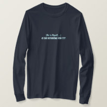 “Till mig själv” Grundläggande långärmad t-shirt