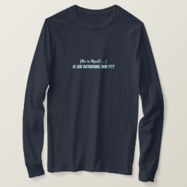 “Till mig själv” Grundläggande långärmad t-shirt