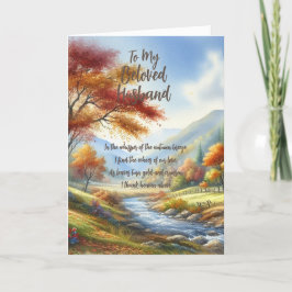 Till min älskade Make... Tack Kort