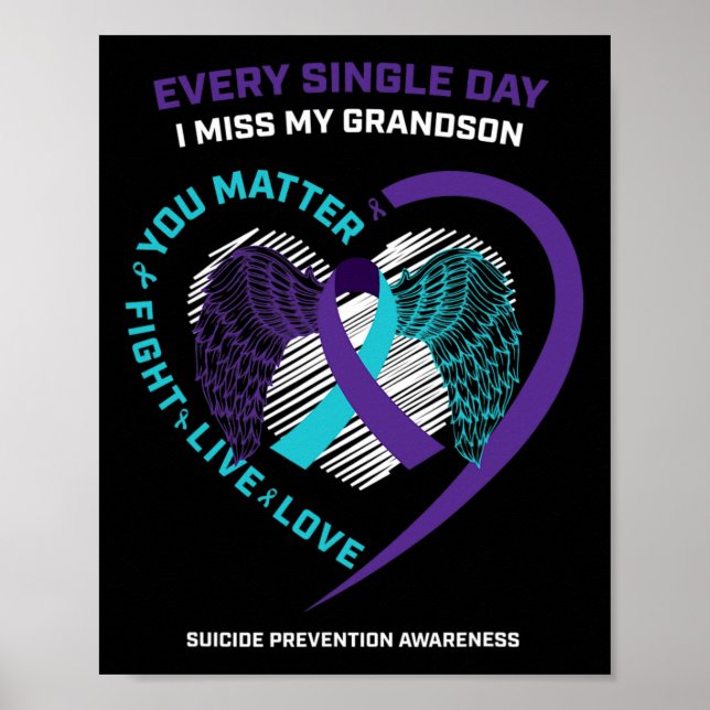 Till min älskade sonsons minne - förebyggande av s poster (Framsidan)