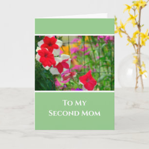 "TILL MIN ANDRA MAMMA"/GLAD MORSDAG/BLOMSTER KORT