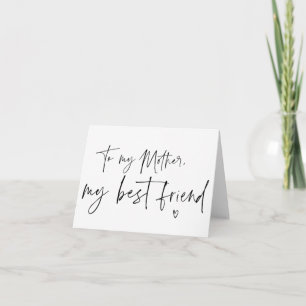 Till min bästa vän Budens mamma i Mor Kort