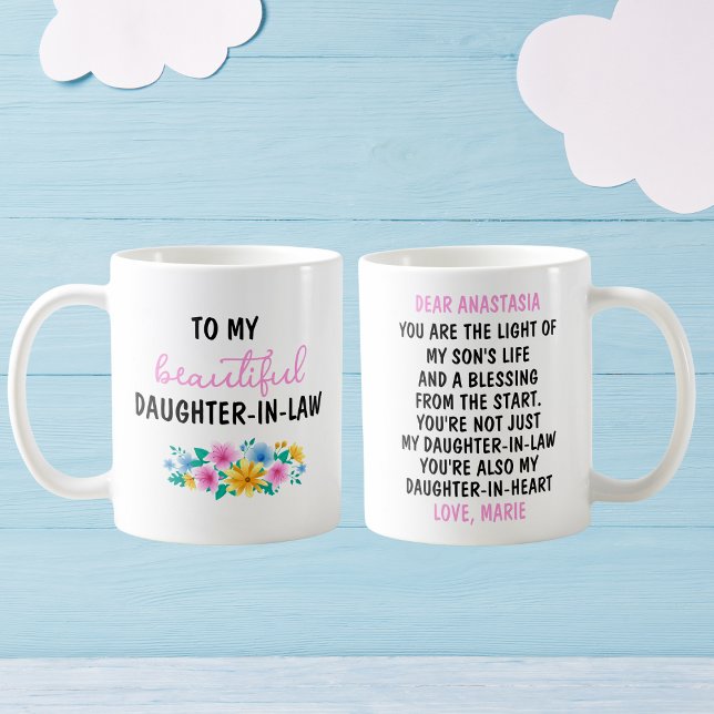 TILL MIN BEAUTIFUL DAUGHTER IN LAW COFFEE MUGG (Skapare uppladdad)