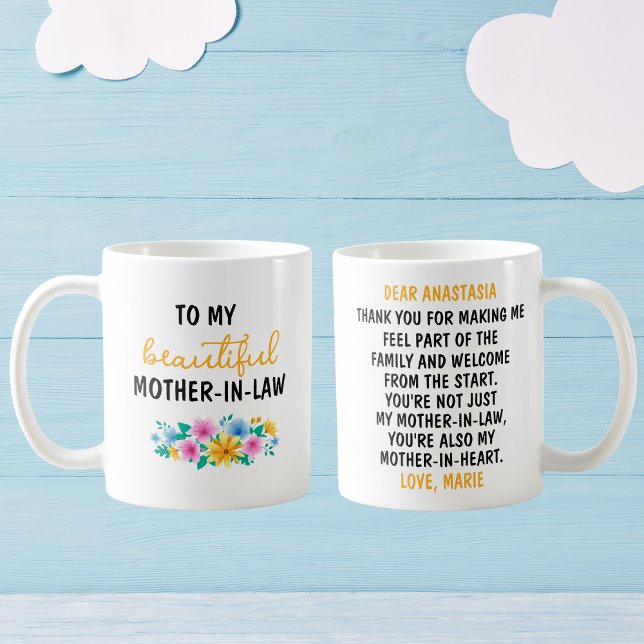 TILL MIN BEAUTIFUL MOR-IN-LAW COFFEE MUGG (Skapare uppladdad)