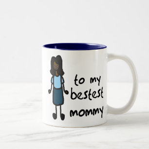 TILL MIN BESTEST-MAMMOR Två-Tonad MUGG