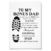 Till min Bonus Pappa, Fars dag-gåva, gåva till Pap