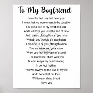 Till min Boykompis Poster