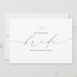 Till min bricka på vår Bröllopsdag-Elegant