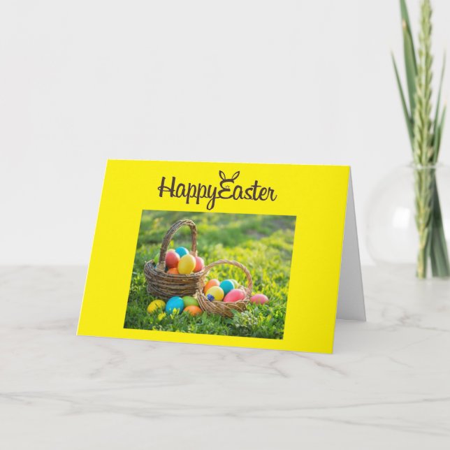 TILL **MIN BRODER** I PÅSK, NÄR? HELGKORT (Framsida)