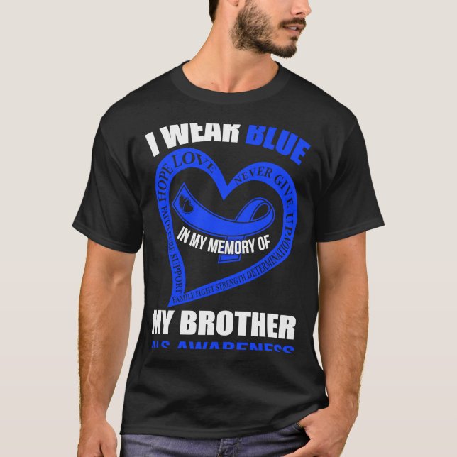 Till min bror ALS AWARENESS T Shirt (Framsida)