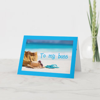 **TILL MIN CHEF** FÖRTJÄNAR DU EN "UNDERBAR BIRTHD KORT