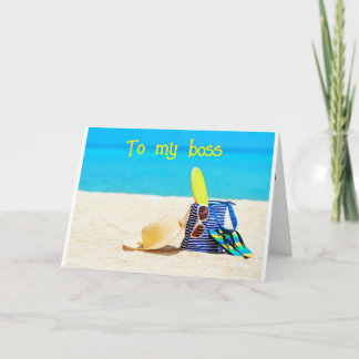 **TILL MIN CHEF** FÖRTJÄNAR DU EN "UNDERBAR BIRTHD KORT