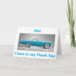 TILL MIN "CLASSIC PAPPA" PÅ DIN BIRTHDAY-TBIRD STI KORT