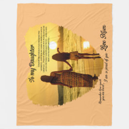 Till min dotter fleecefilt