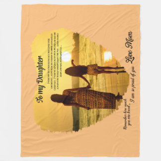 Till min dotter fleecefilt