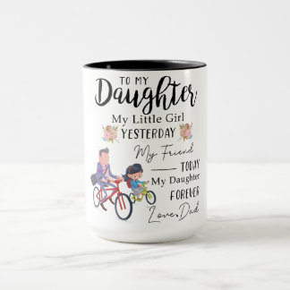 Till min dotter Kaffe Mugg, bästa gåva till dotter Mugg