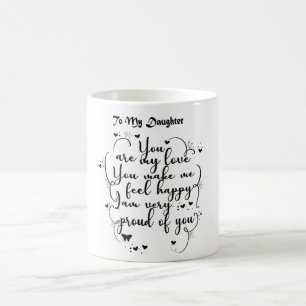 Till min dotter kaffemugg