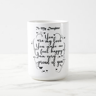 Till min dotter kaffemugg