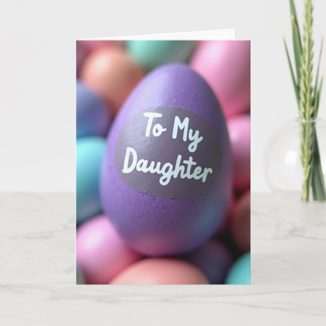 Till Min Dotter Kärleksfull Kort (Framsida)